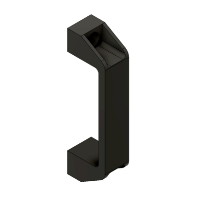 MODULAR SOLUTIONS HANDLE<br>120 PULL HANDLE BLACK